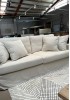 Jerry Slipcover Sofa 3 Seater